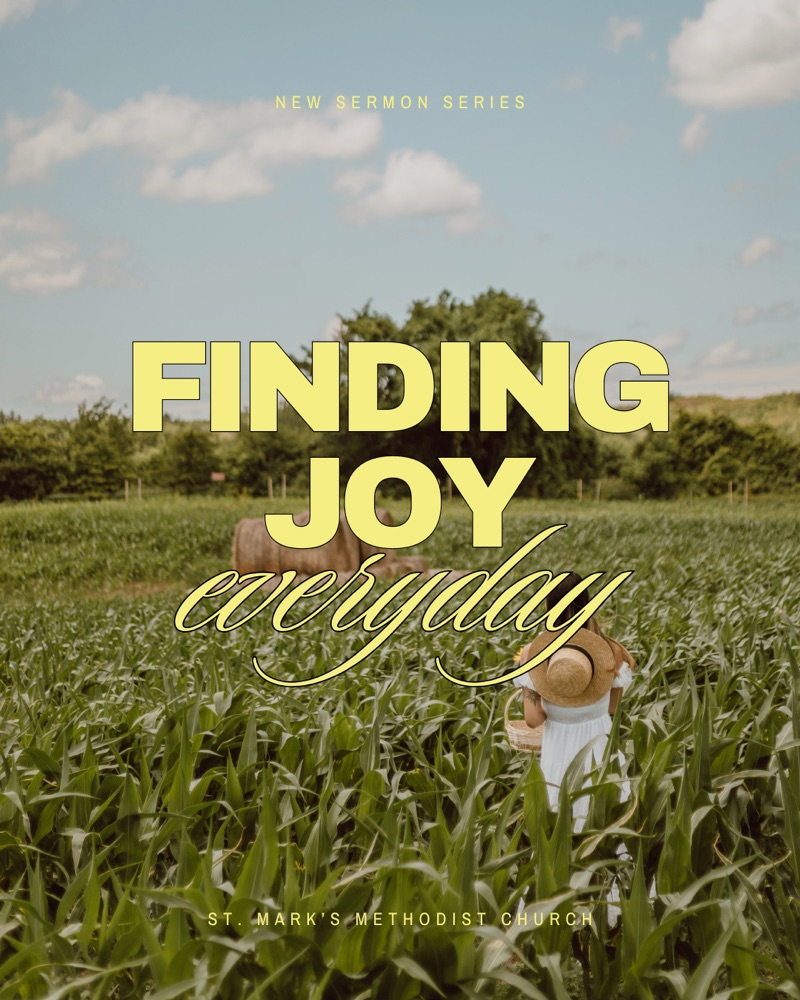 Finding Joy Everyday sermon series graphic
