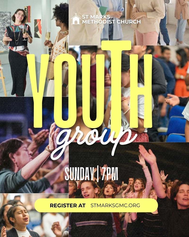 Youth Group event graphic